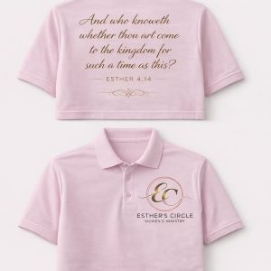 Esther 4.14 Pink Polo
